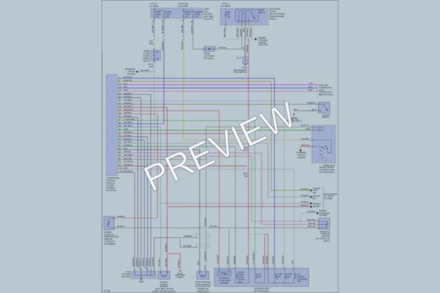 2000 Mazda 626 Transmission wiring diagram preview