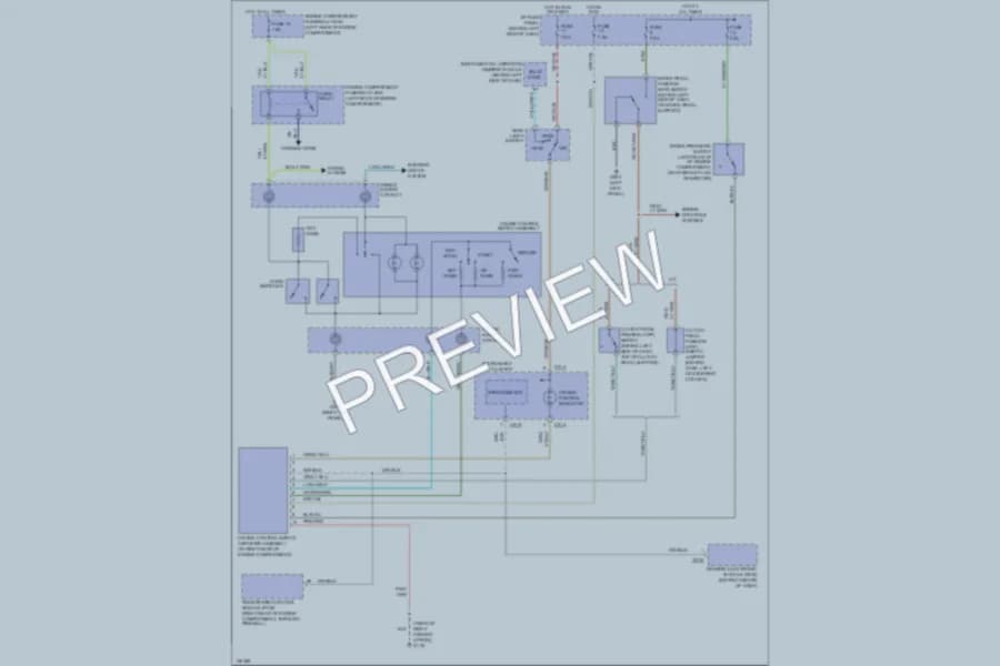 2000 Mazda B2500 Cruise Control wiring diagram preview