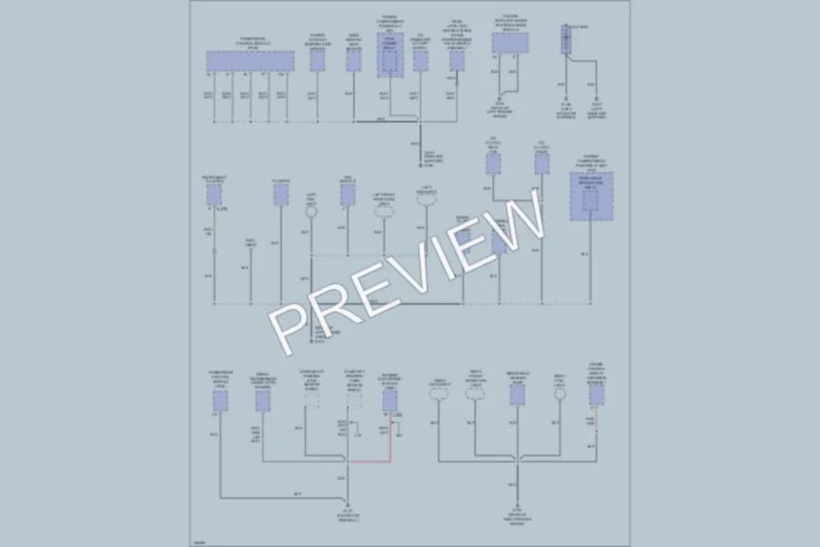 2000 Mazda B2500 Ground Distribution wiring diagram preview