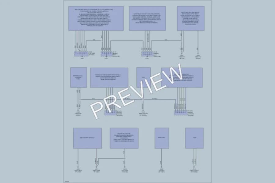 2000 Mazda Miata Ground Distribution wiring diagram preview
