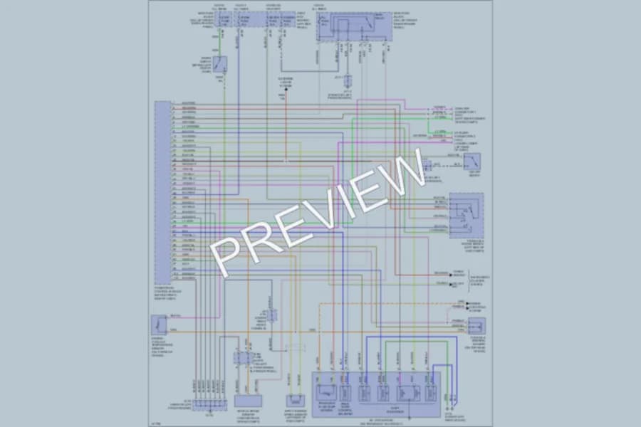 2000 Mazda Protege Transmission wiring diagram preview
