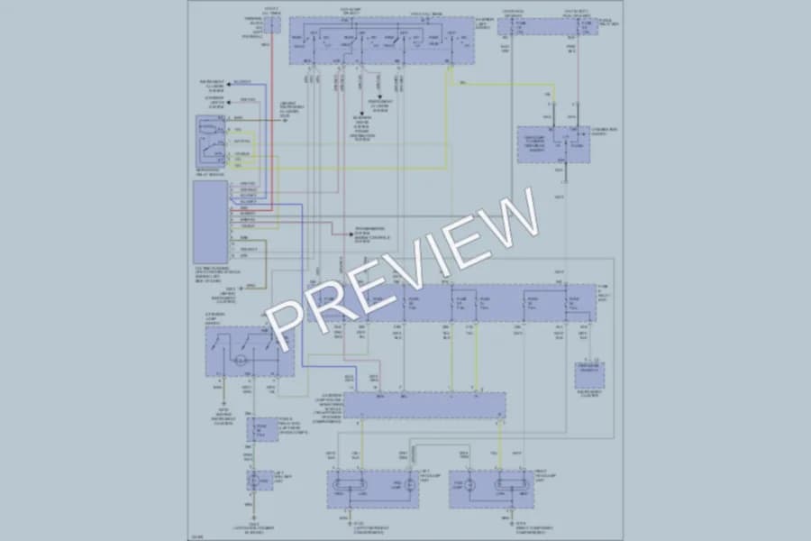 2000 MercedesBenz C230 Headlights wiring diagram preview