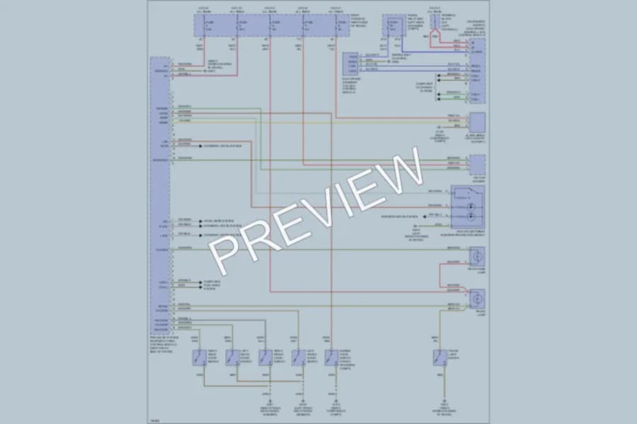 2000 MercedesBenz C280 Anti Theft wiring diagram preview