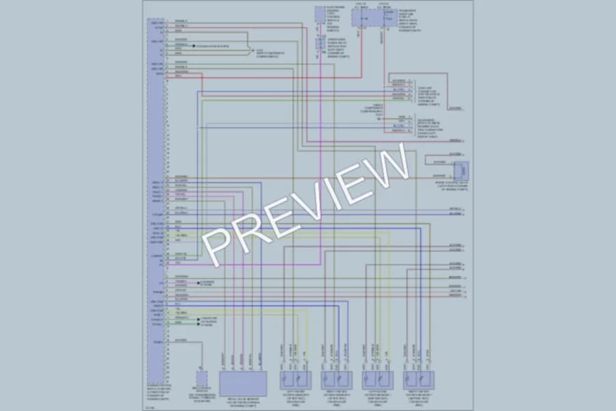 2000 MercedesBenz C280 Engine Performance wiring diagram preview