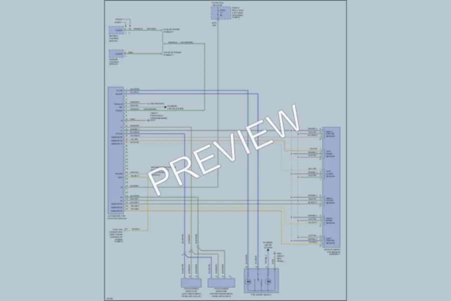 2000 MercedesBenz C280 Navigation wiring diagram preview