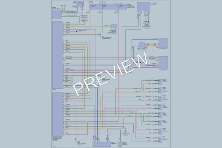 2000 MercedesBenz C280 Radio wiring diagram preview