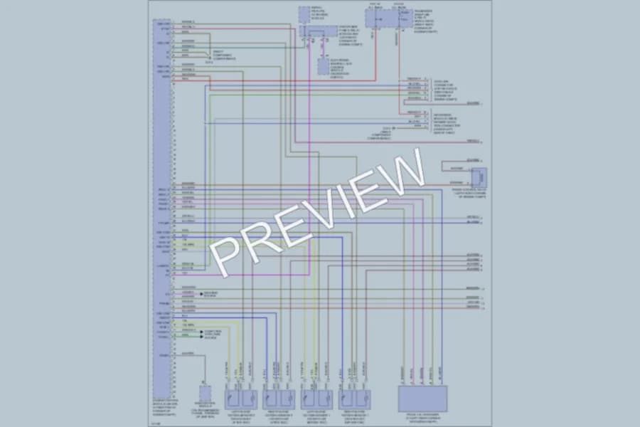 2000 MercedesBenz CLK430 Engine Performance wiring diagram preview