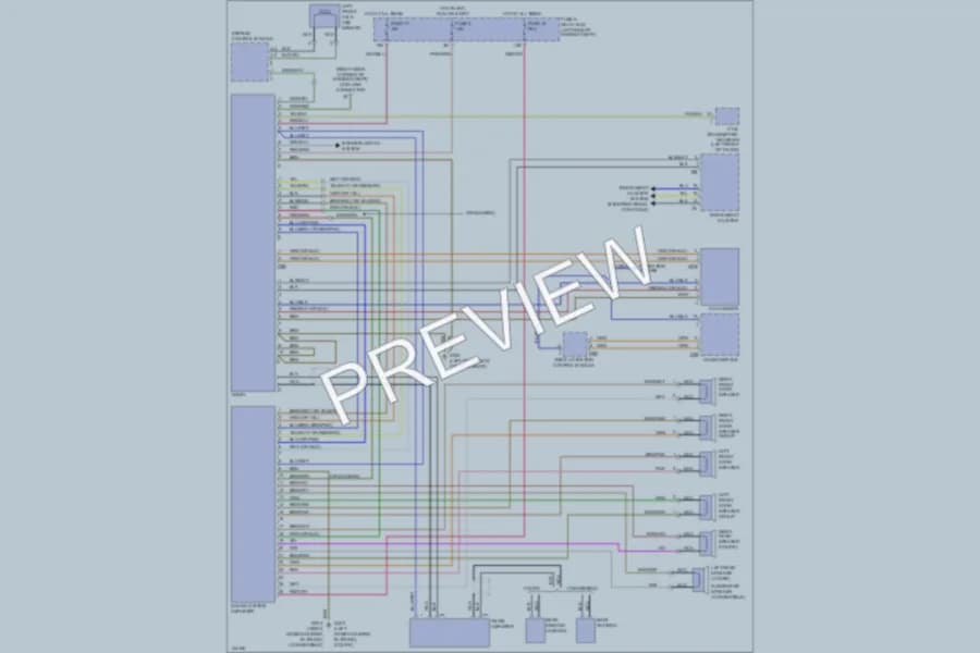 2000 MercedesBenz CLK430 Radio wiring diagram preview
