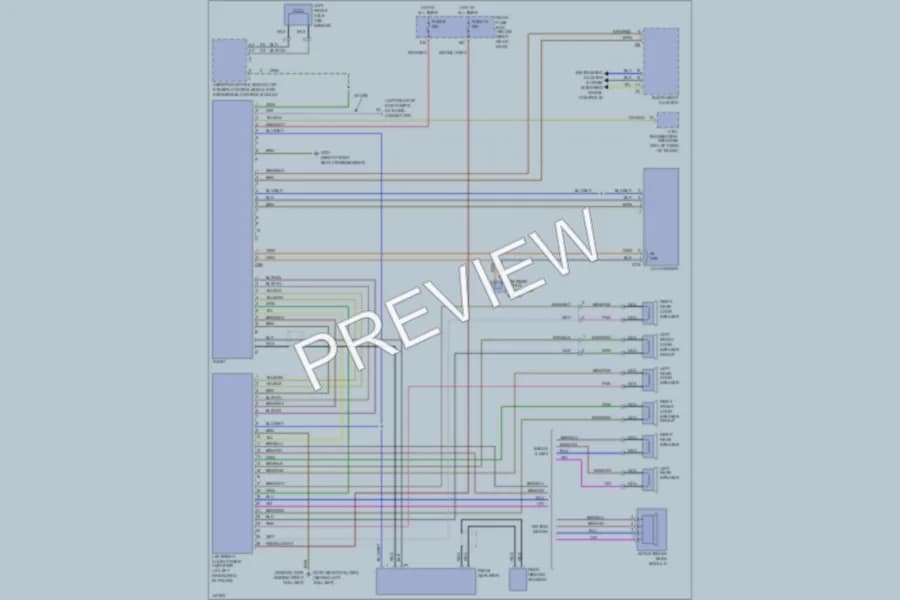 2000 MercedesBenz E430 Radio wiring diagram preview