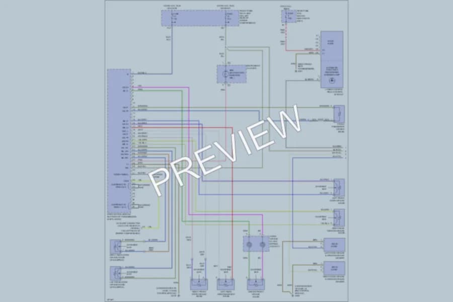 2000 MercedesBenz E430 Supplemental Restraints wiring diagram preview