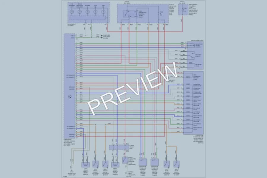 2000 MercedesBenz ML320 Anti Lock Brakes wiring diagram preview
