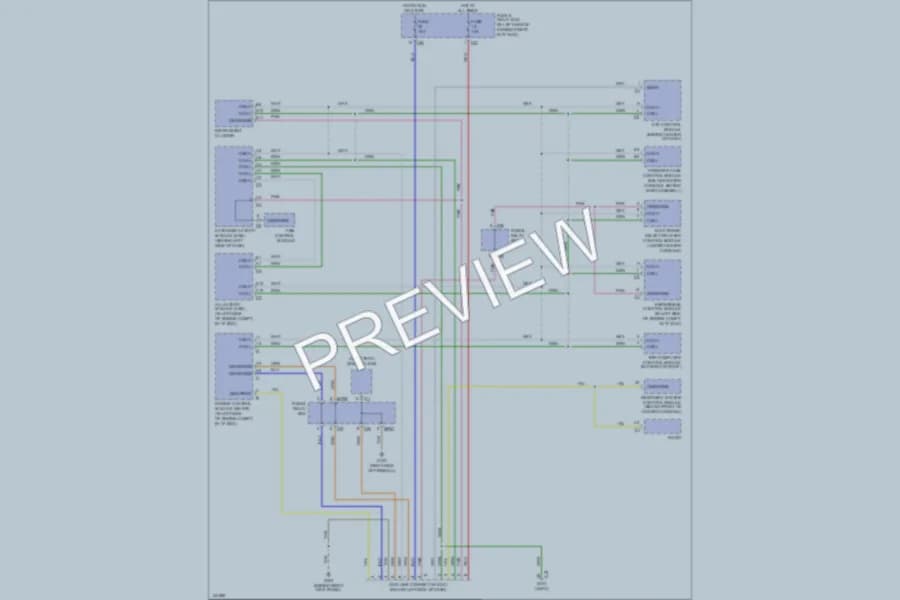 2000 MercedesBenz ML320 Computer Data Lines wiring diagram preview