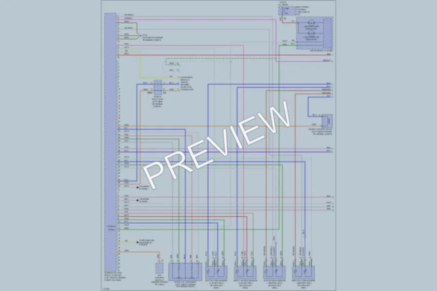 2000 MercedesBenz ML320 Engine Performance wiring diagram preview