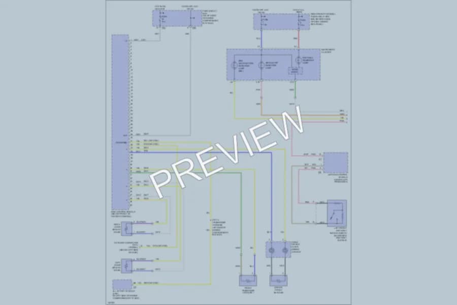 2000 MercedesBenz ML320 Supplemental Restraints wiring diagram preview