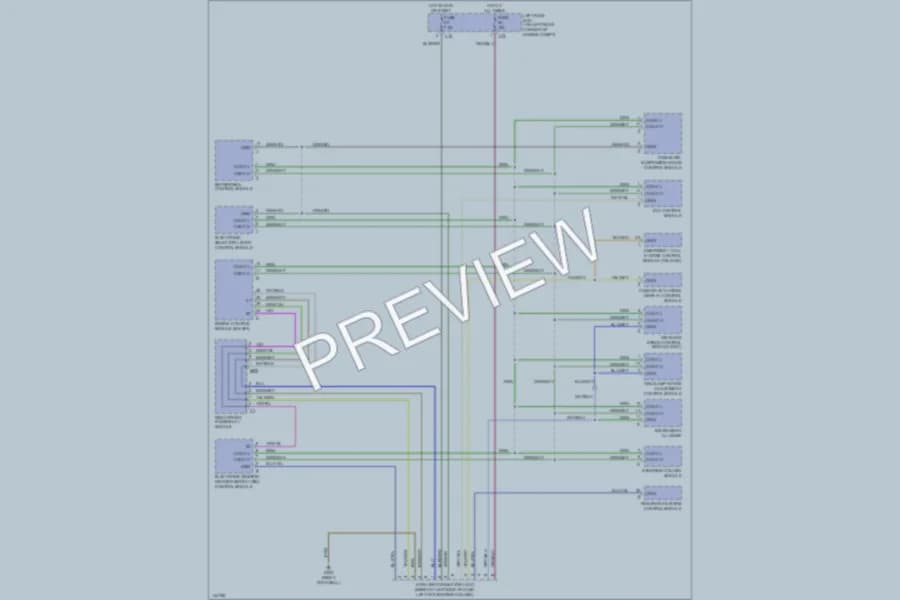 2000 MercedesBenz S430 Computer Data Lines wiring diagram preview