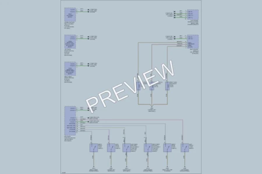 2000 MercedesBenz S430 Power Seats wiring diagram preview