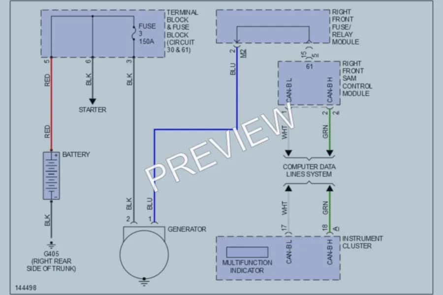 2000 MercedesBenz S430 Starting Charging wiring diagram preview