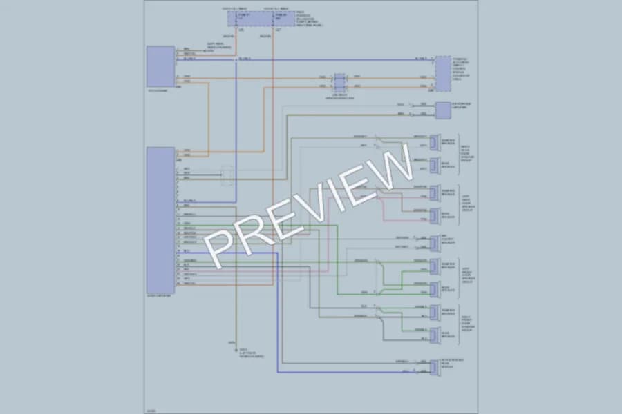 2000 MercedesBenz S500 Radio wiring diagram preview
