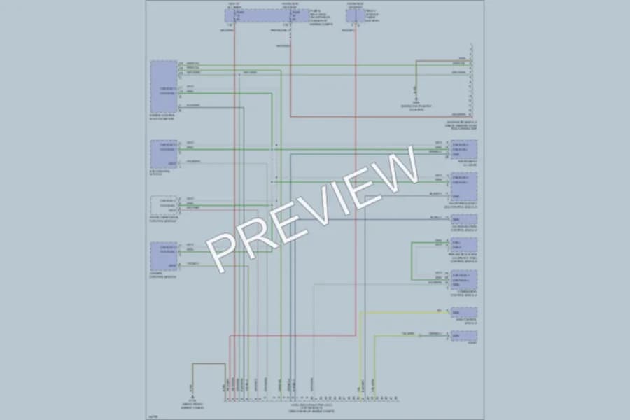 2000 MercedesBenz SLK230 Computer Data Lines wiring diagram preview