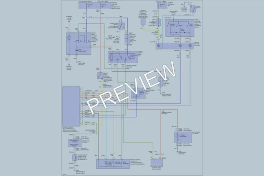 2000 Mercury Villager Cruise Control wiring diagram preview