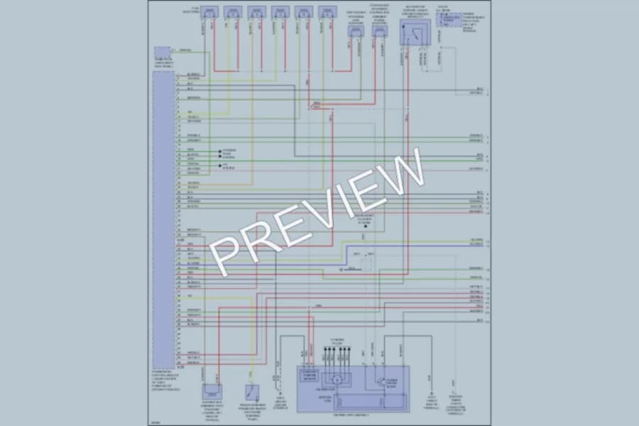 2000 Mitsubishi Diamante Engine Performance wiring diagram preview