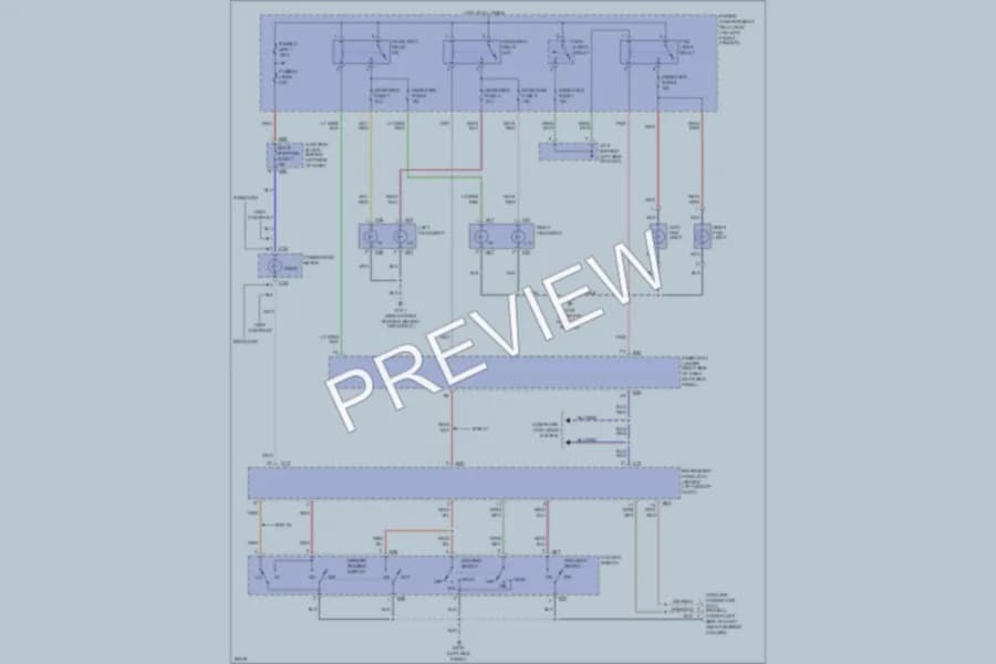 2000 Mitsubishi Diamante Headlights wiring diagram preview