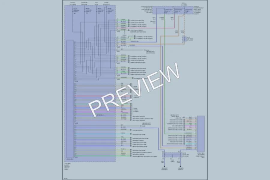 2000 Mitsubishi Eclipse Body Computer wiring diagram preview
