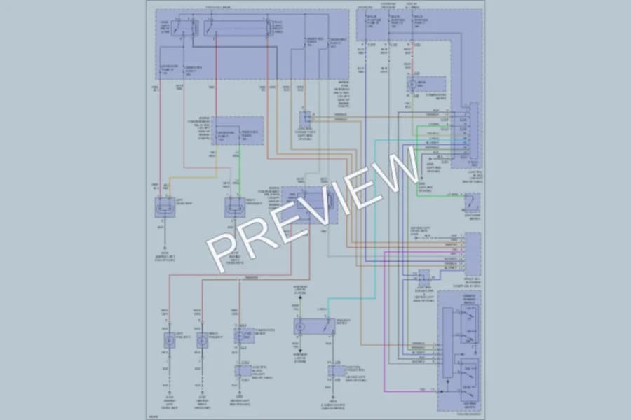2000 Mitsubishi Eclipse Headlights wiring diagram preview