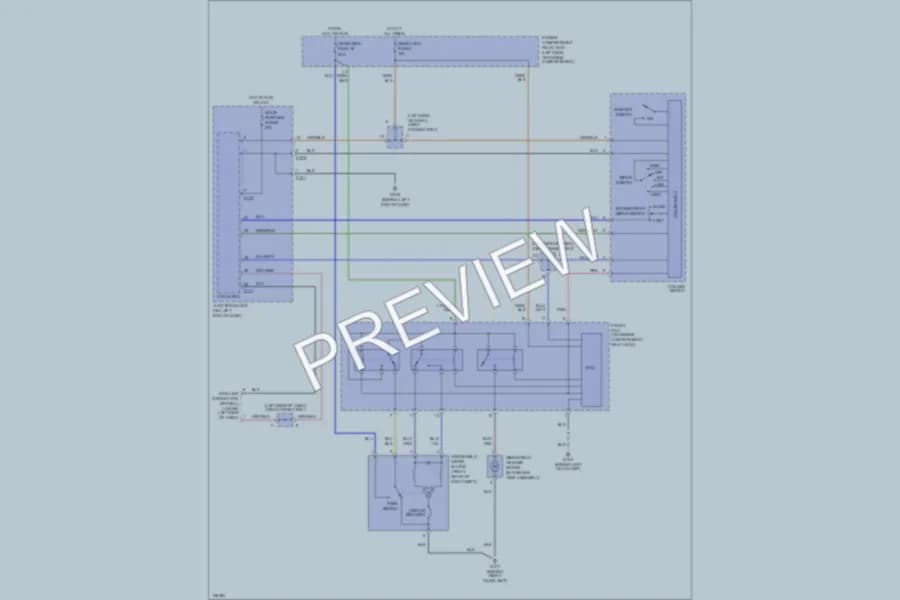 2000 Mitsubishi Eclipse Wiper Washer wiring diagram preview