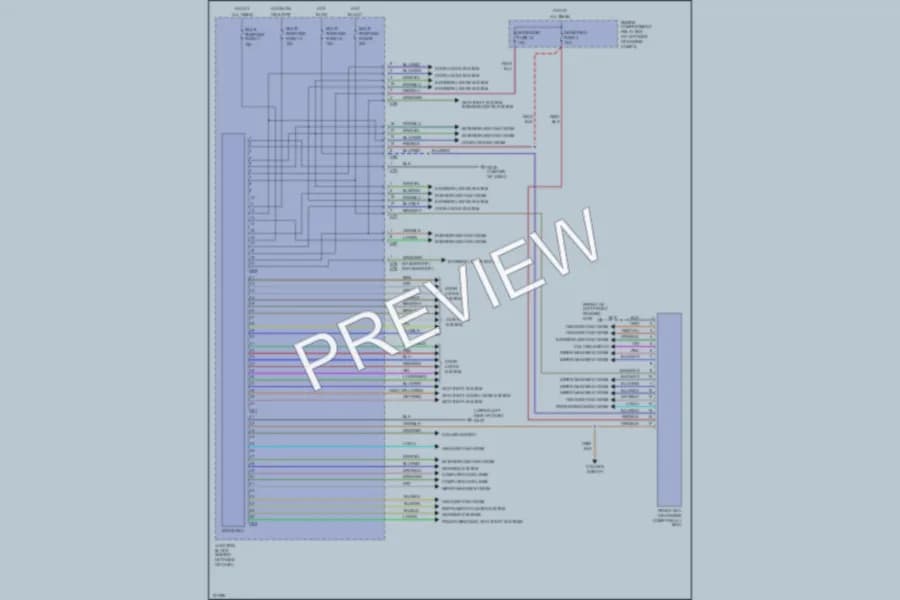 2000 Mitsubishi Galant Body Computer wiring diagram preview