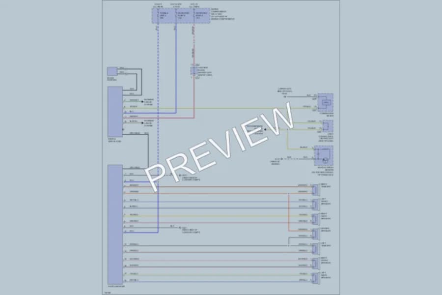 2000 Mitsubishi Galant Radio wiring diagram preview