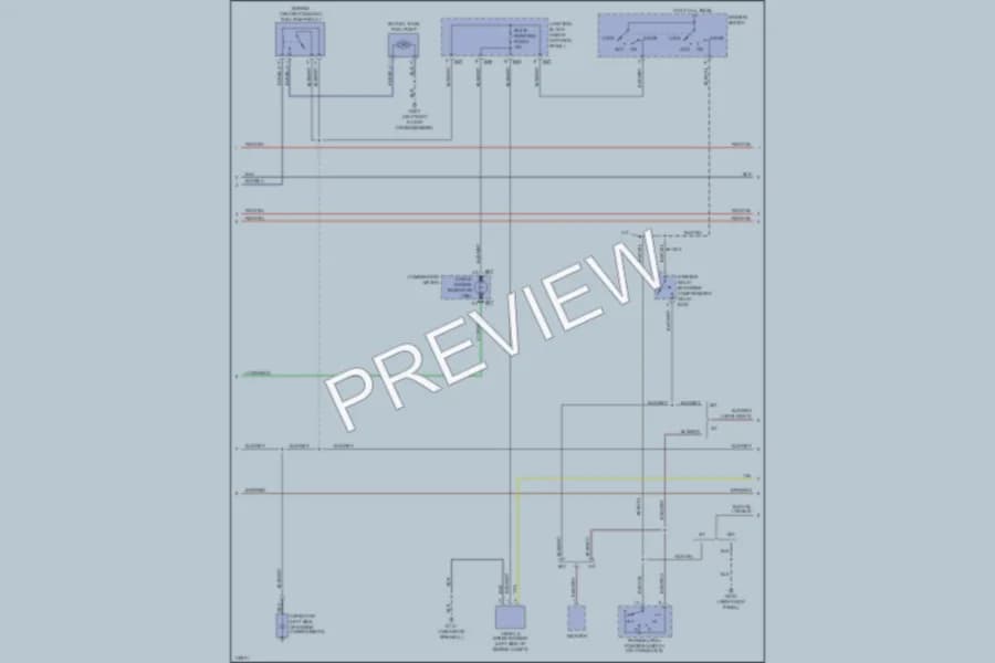 2000 Mitsubishi Mirage Engine Performance wiring diagram preview