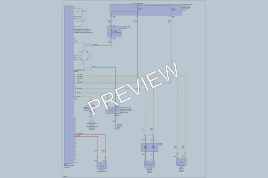 2000 Mitsubishi Mirage Supplemental Restraints wiring diagram preview