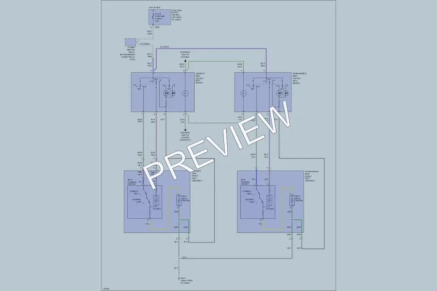 2000 Mitsubishi Montero Power Seats wiring diagram preview