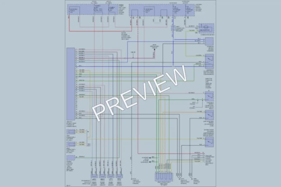 2000 Mitsubishi MonteroSport Anti Lock Brakes wiring diagram preview
