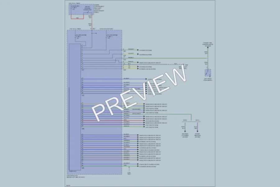 2000 Mitsubishi MonteroSport Body Computer wiring diagram preview