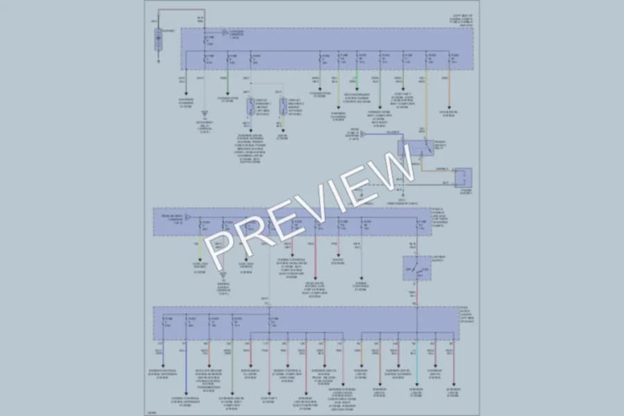2000 Nissan Altima Power Distribution wiring diagram preview