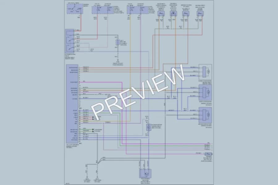 2000 Nissan Maxima Air Conditioning wiring diagram preview