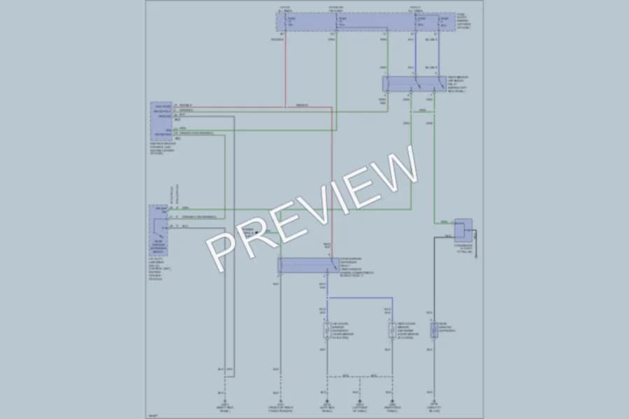 2000 Nissan Maxima Defoggers wiring diagram preview
