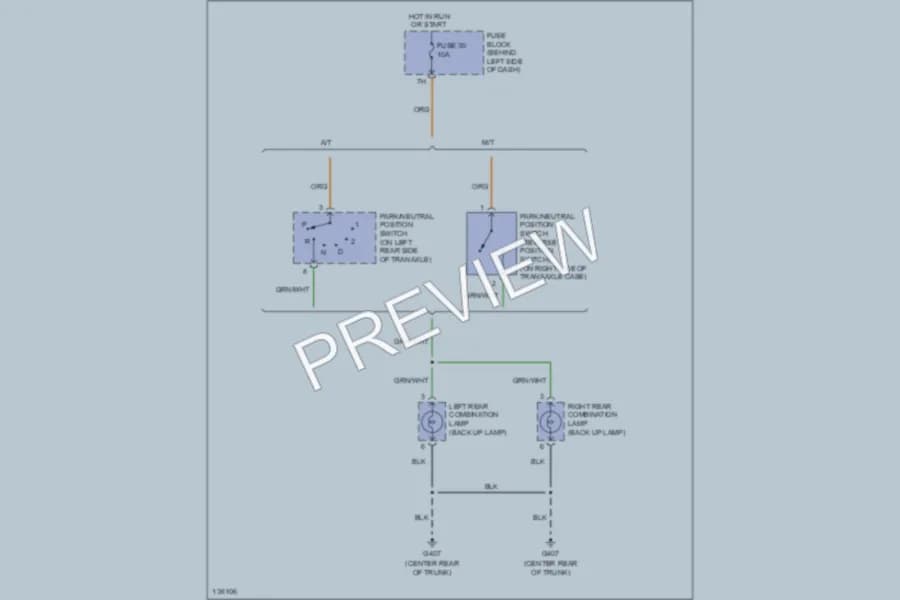 2000 Nissan Maxima Exterior Lights wiring diagram preview