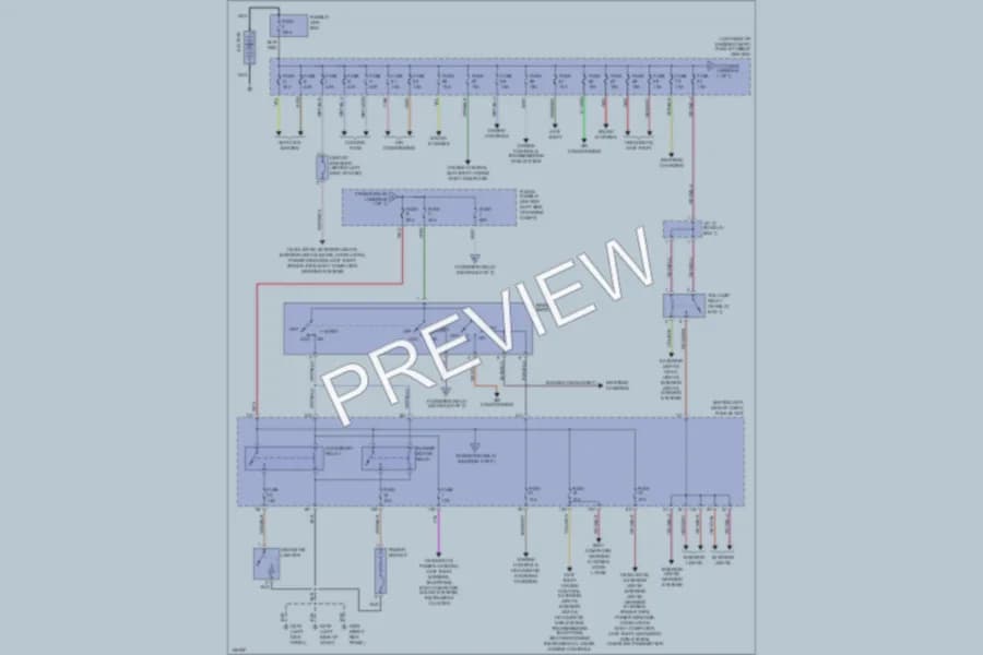 2000 Nissan Maxima Power Distribution wiring diagram preview