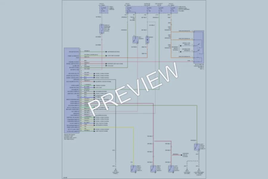 2000 Nissan Pathfinder Body Computer wiring diagram preview