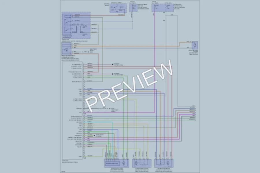 2000 Nissan Quest Air Conditioning wiring diagram preview