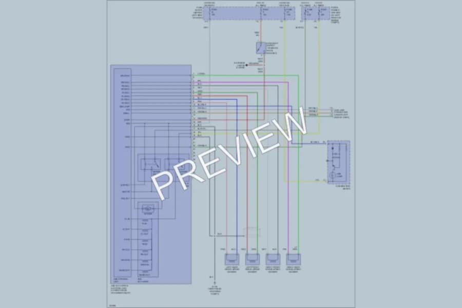2000 Nissan Sentra Anti Lock Brakes wiring diagram preview