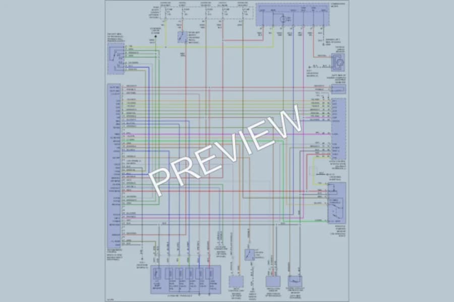 2000 Nissan Sentra Transmission wiring diagram preview