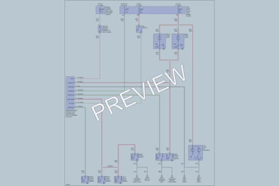 2000 Nissan Xterra Interior Lights wiring diagram preview