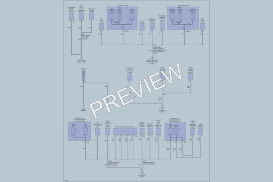2000 Oldsmobile Intrigue Ground Distribution wiring diagram preview