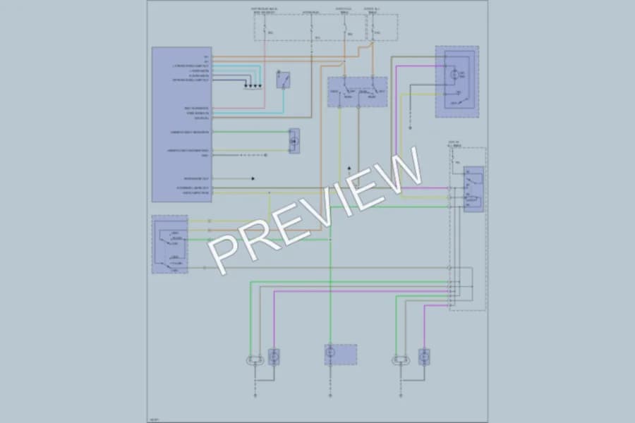 2000 Oldsmobile Silhouette Headlights wiring diagram preview