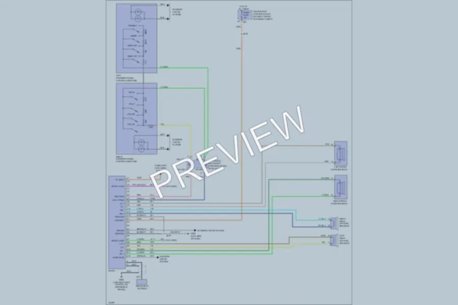 2000 Oldsmobile Silhouette Radio wiring diagram preview