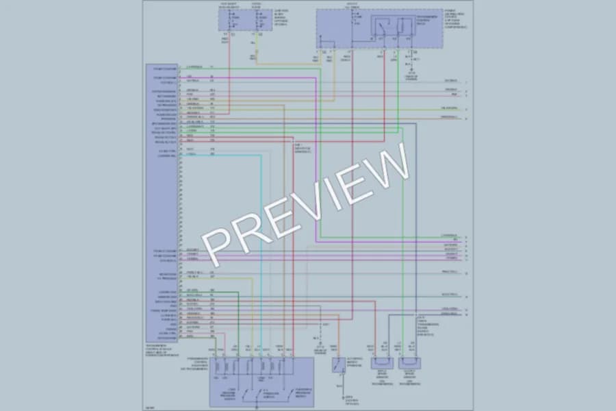 2000 Plymouth GrandVoyager Transmission wiring diagram preview